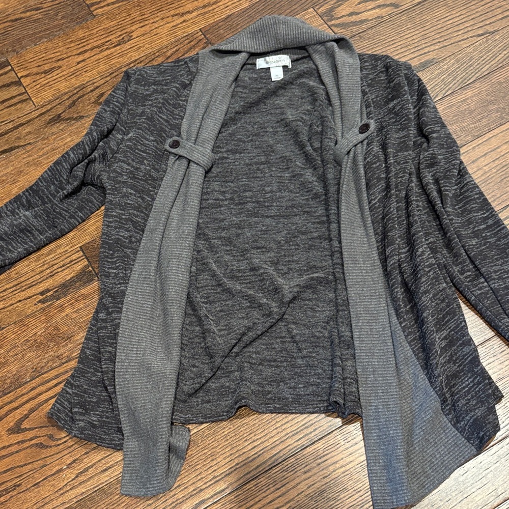 Dress Barn Heather Brown Cardigan
